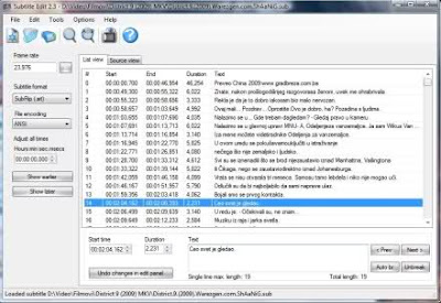 subtitle edit 3.2.8